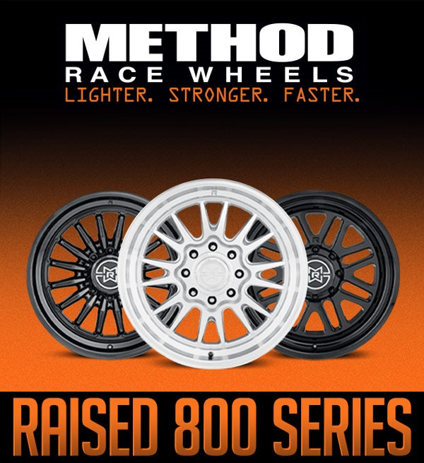 Method Race Wheels Raised 800 Series Now Available