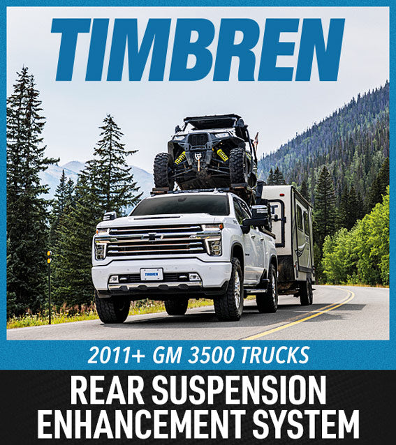 Timbren Rear Suspension Enhancement System: 2011+ GM 3500 HD Trucks
