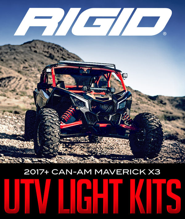 Rigid Industries REVOLVE UTV Kits: 2017+ Can-Am Maverick X3