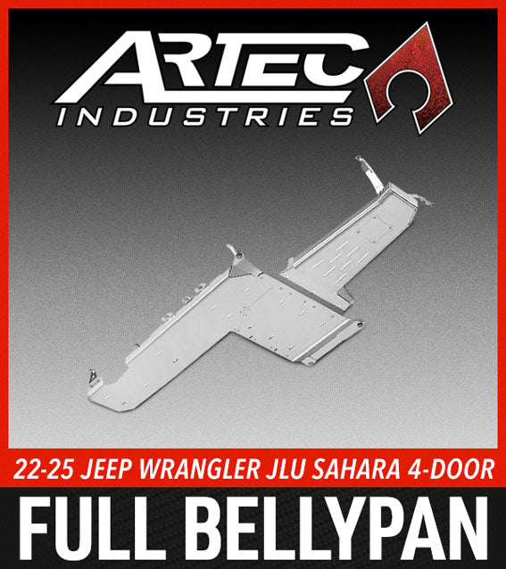 Artec Industries Full Bellypan: 2022–2025 Jeep Wrangler (JLU)