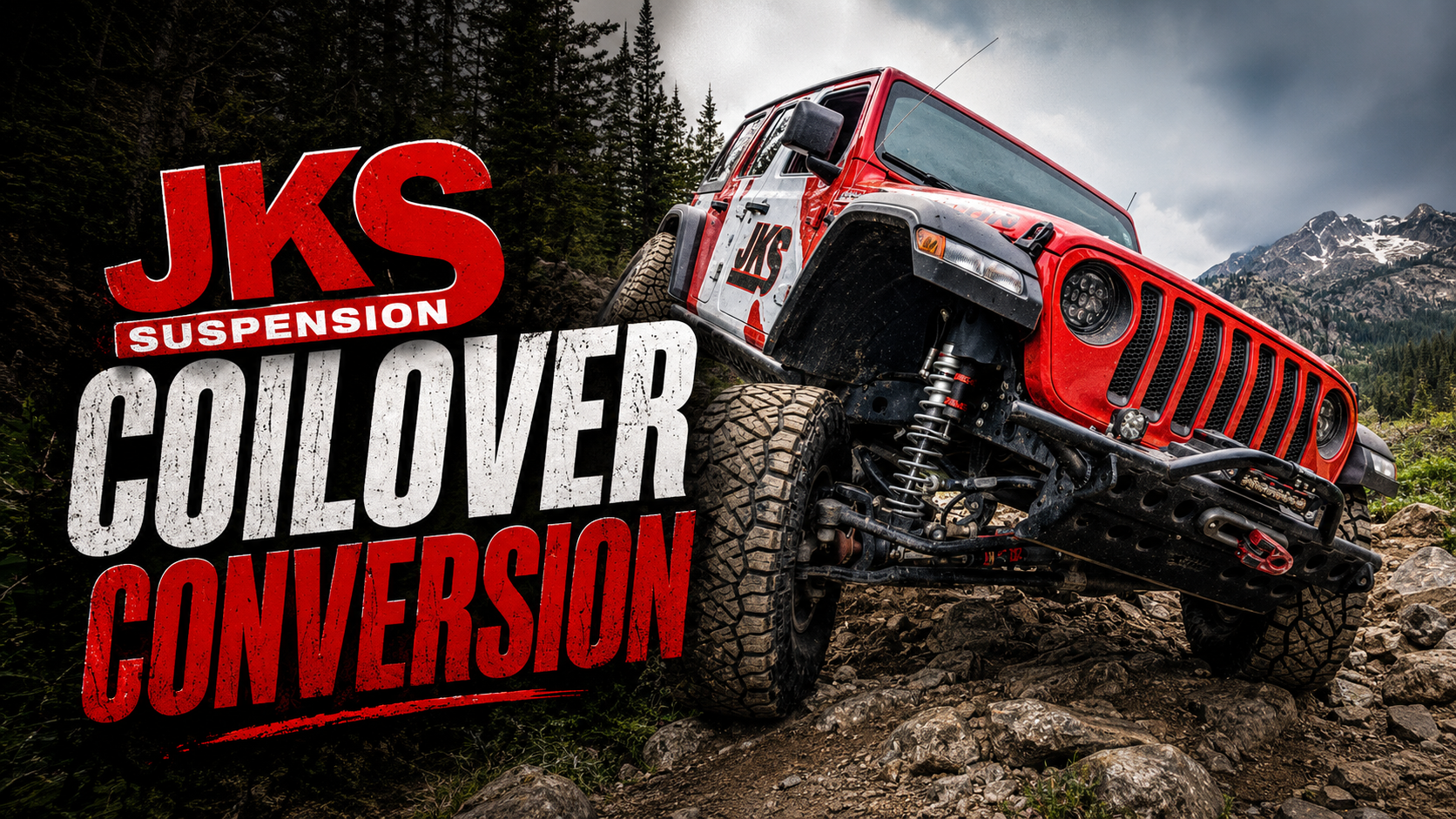 Wrangler JL Coilover Conversion - Fox 2.5 JKS Suspension