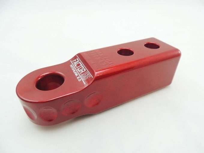 HitchLink 1.25-2.5 Reciever Shackle Mount 1.25 Inch Receivers Anodized Gray Factor 55