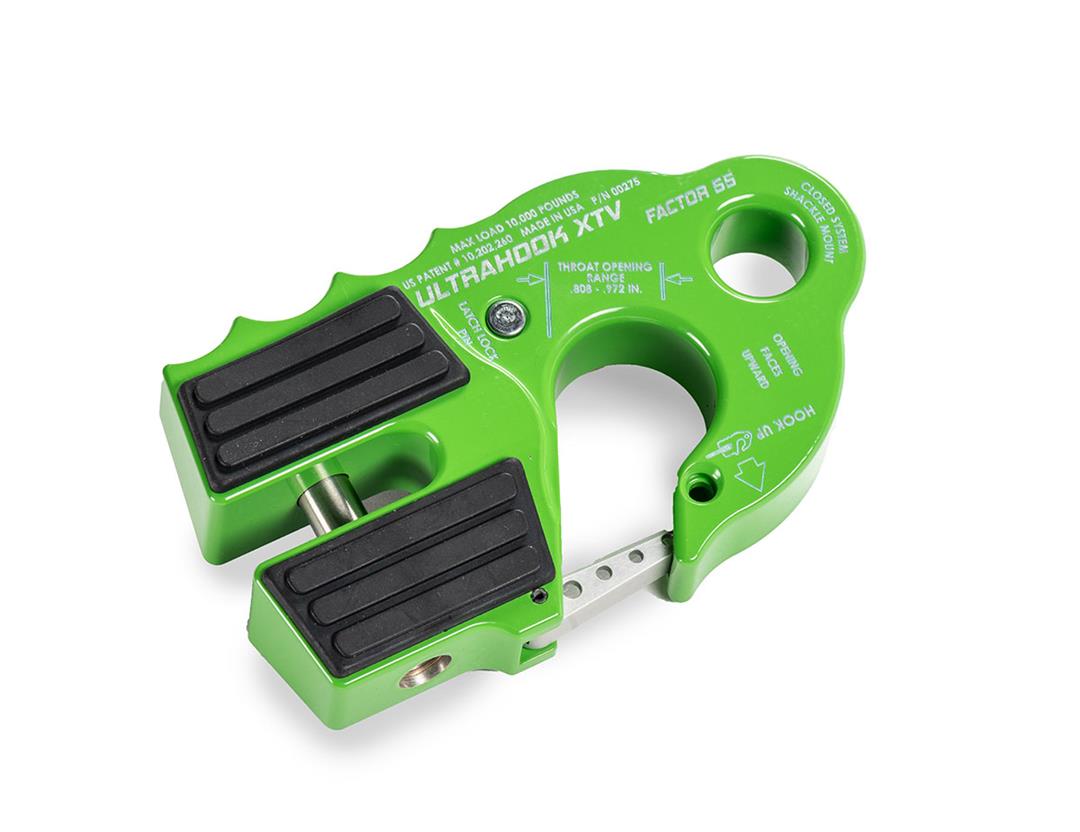 UltraHook XTV Closed System Winch Shackle Mount Factor 55