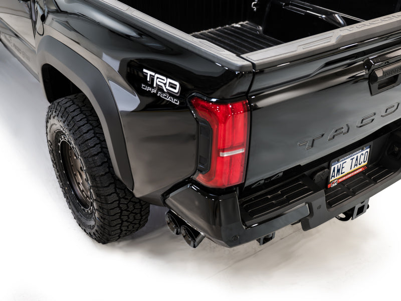 AWE Tuning Exhaust for 4th Gen Toyota Tacoma Dual Diamond Black Tips