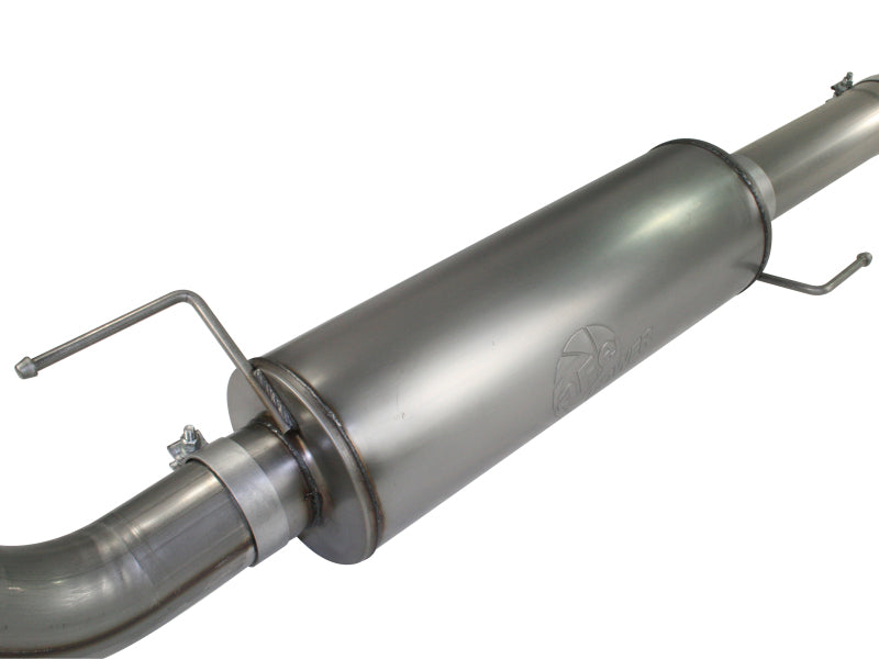 aFe MACH Force XP Exhaust Cat-Back SS-409 4in Polished Tip 11-12 Ford F-150 EcoBoost V6-3.5L (tt)