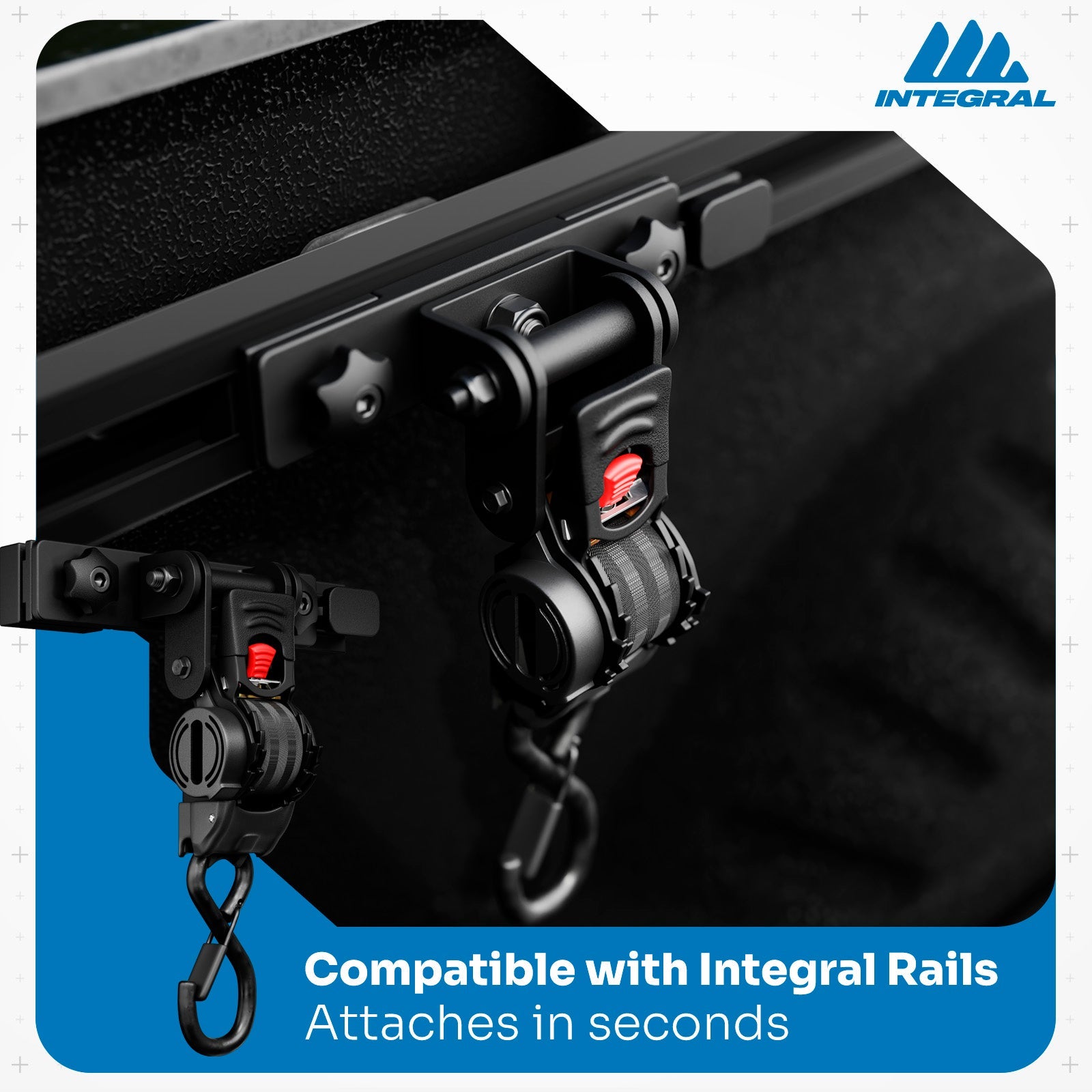 Integral Rails + Tie-down Cleats - Ford Super Duty 2017+