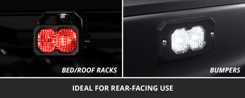 Diode Dynamics C2R White Flood Standard LED Pod (Pair)