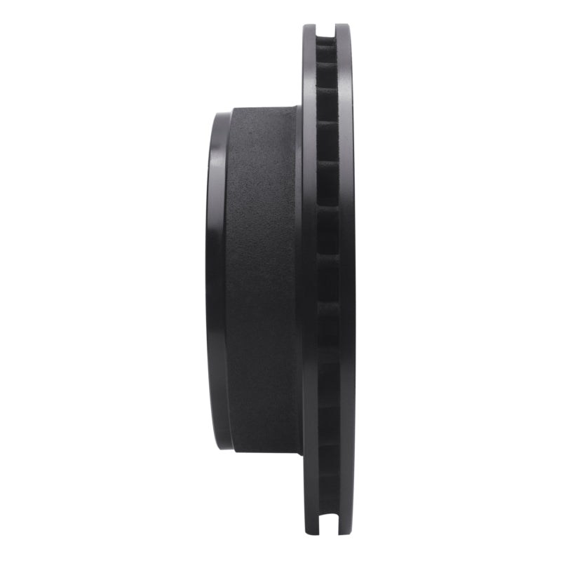 R1 99-25 Chevrolet Express 3500 Rear Right Drilled & Slotted Black Brake Rotor