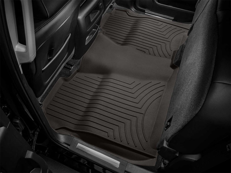 WeatherTech 15-19 GMC Sierra / Sierra Denali 2500HD / 3500HD (Crew Cab) Rear FloorLiner HP - Cocoa