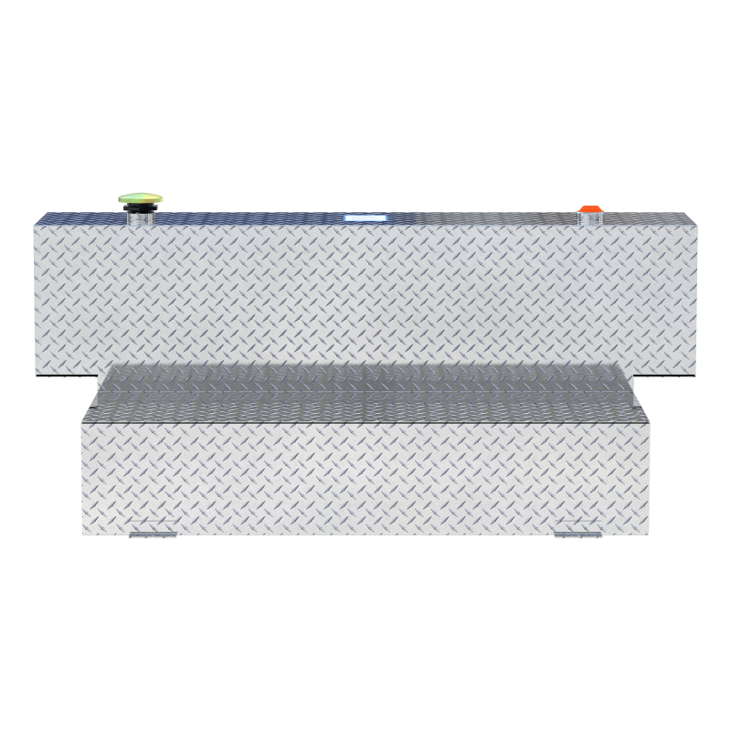 UWS Bright Aluminum HammerHead-Style 100-Gallon Aluminum L-Shape Transfer Tank Model TT-100HH
