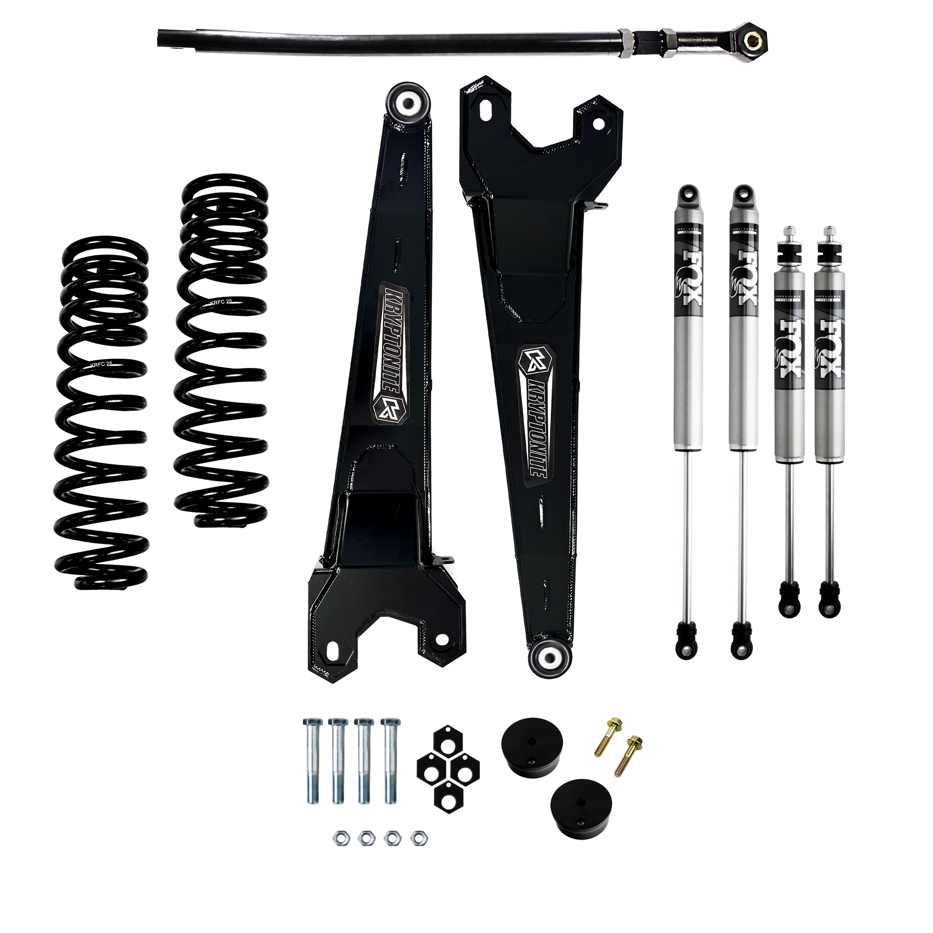 Kryptonite Stage 3 Leveling Kit with Fox 2.0 Shocks for 2005-2016 Ford F-250/F-350 Super Duty