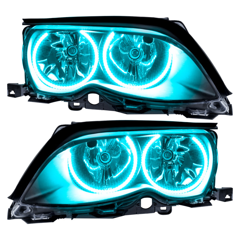 Oracle 02-05 BMW 3 Series SMD HL - Black - ColorSHIFT w/o Controller