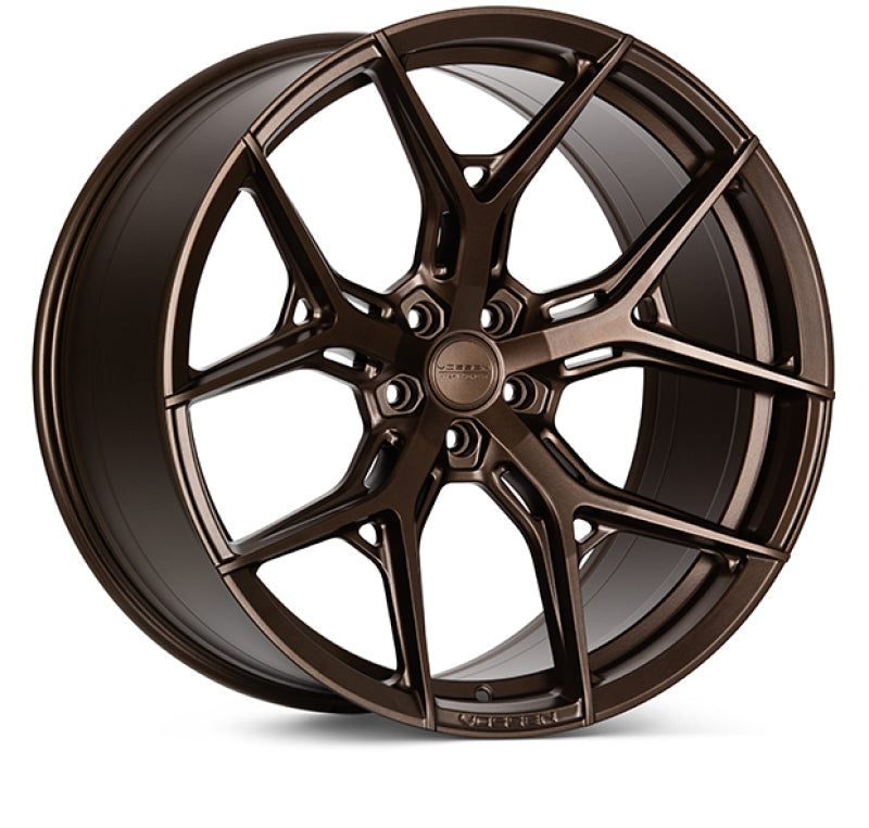 Vossen HF-5 20x10 / 5x114.3 / ET30 / 70.5 / Deep - Satin Bronze Wheel - (S550 / S650 - Front)