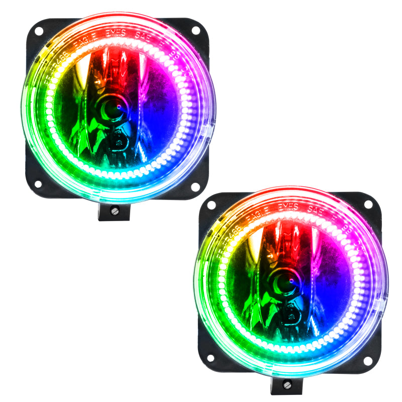 Oracle Lincoln LS 00-02 LED Fog Halo Kit - ColorSHIFT
