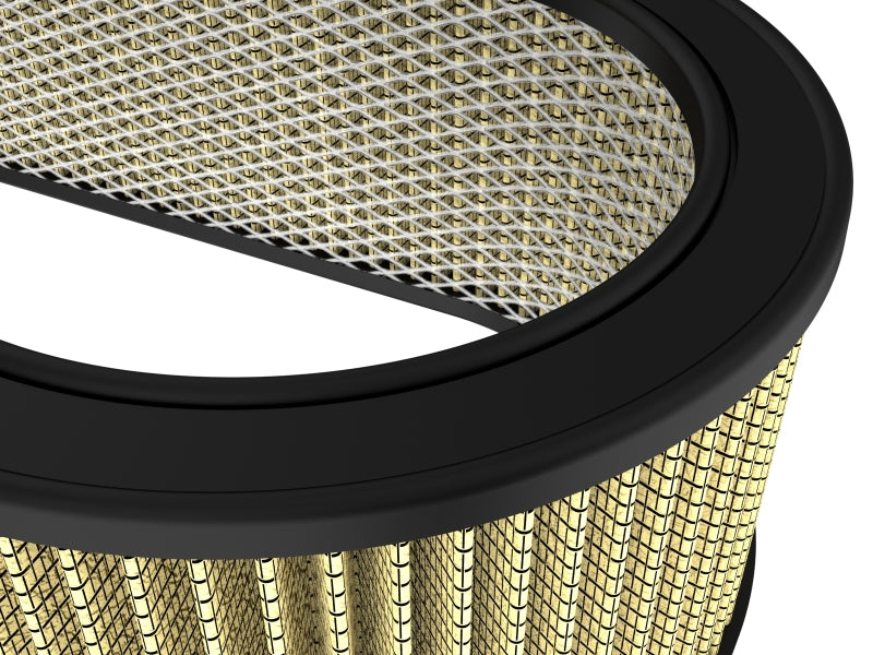 Custom air filter with expanded metal, measuring 18-1/8 inches long, 7-1/4 inches wide, and 5 inches high.