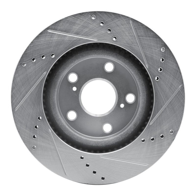 R1 06-12 Ford Ranger (Mexico) Front Left Drilled & Slotted Silver Brake Rotor