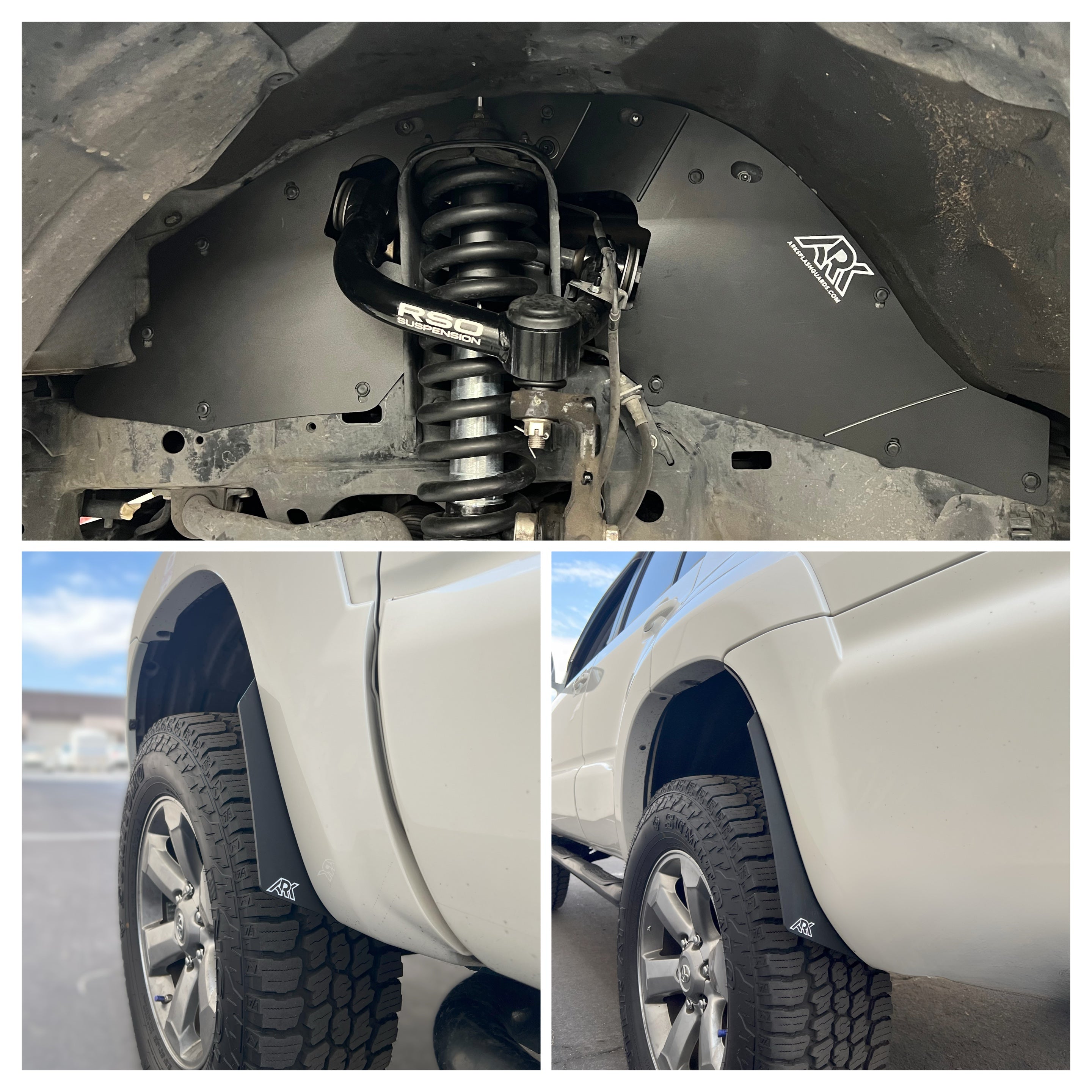 2006-2009 Toyota 4Runner suspension components and mud flaps showcasing durability and off-road readiness.