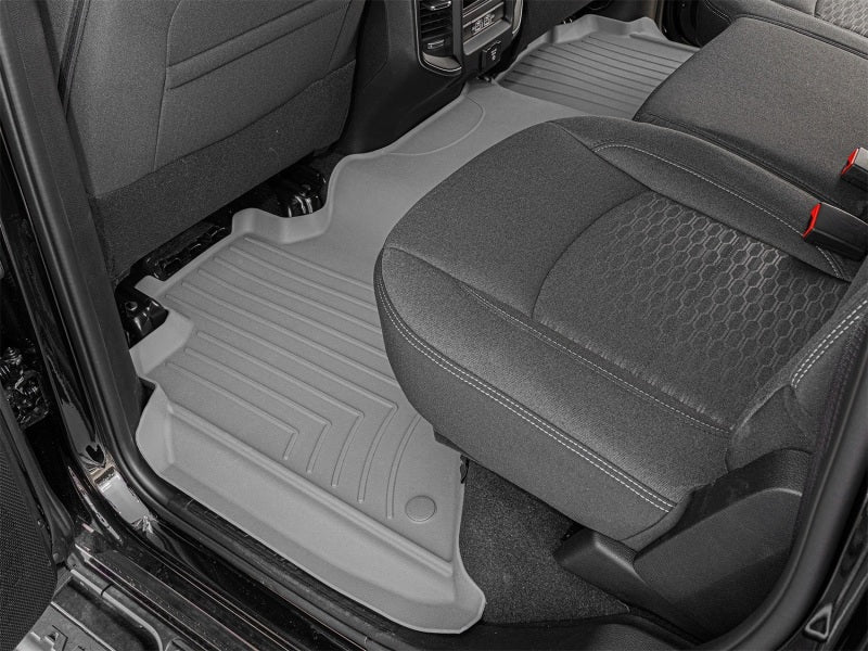 WeatherTech 2019+ Dodge RAM Truck 2500/3500 Crew Cab Rear FloorLiner HP - Grey