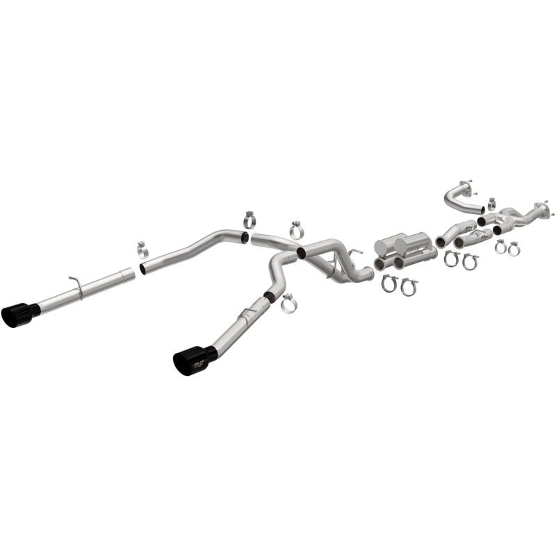 MagnaFlow 2025 Ram 1500 RHO SPEQ Series Black Chrome Cat-Back Performance Exhaust System