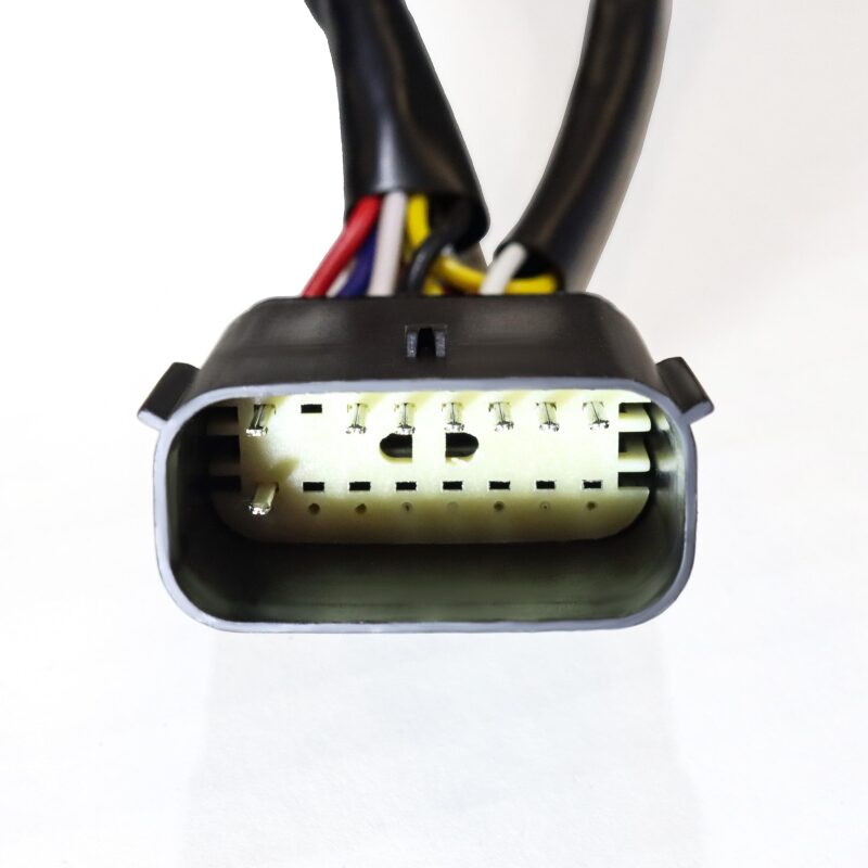 AlphaRex converter harness for 2019-2022 Ram 2500 stock LED to projector headlights installation.