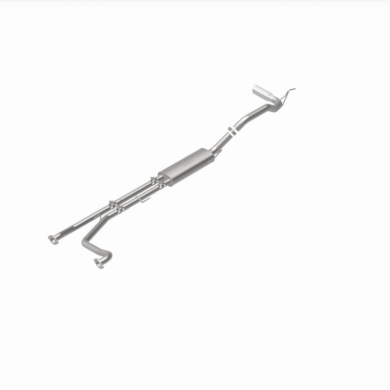 MagnaFlow CatBack 07-15 Nissan Titan V8 LGAS/LFLEX Single MF Polished Stainless Exhaust
