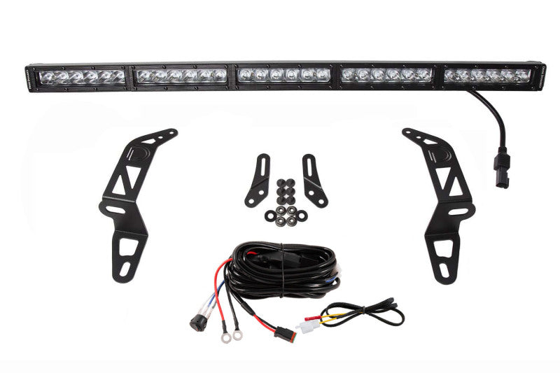 Diode Dynamics 18-21 Jeep JL Wrangler/Gladiator SS30 Bumper Bracket Kit - White Combo Dual