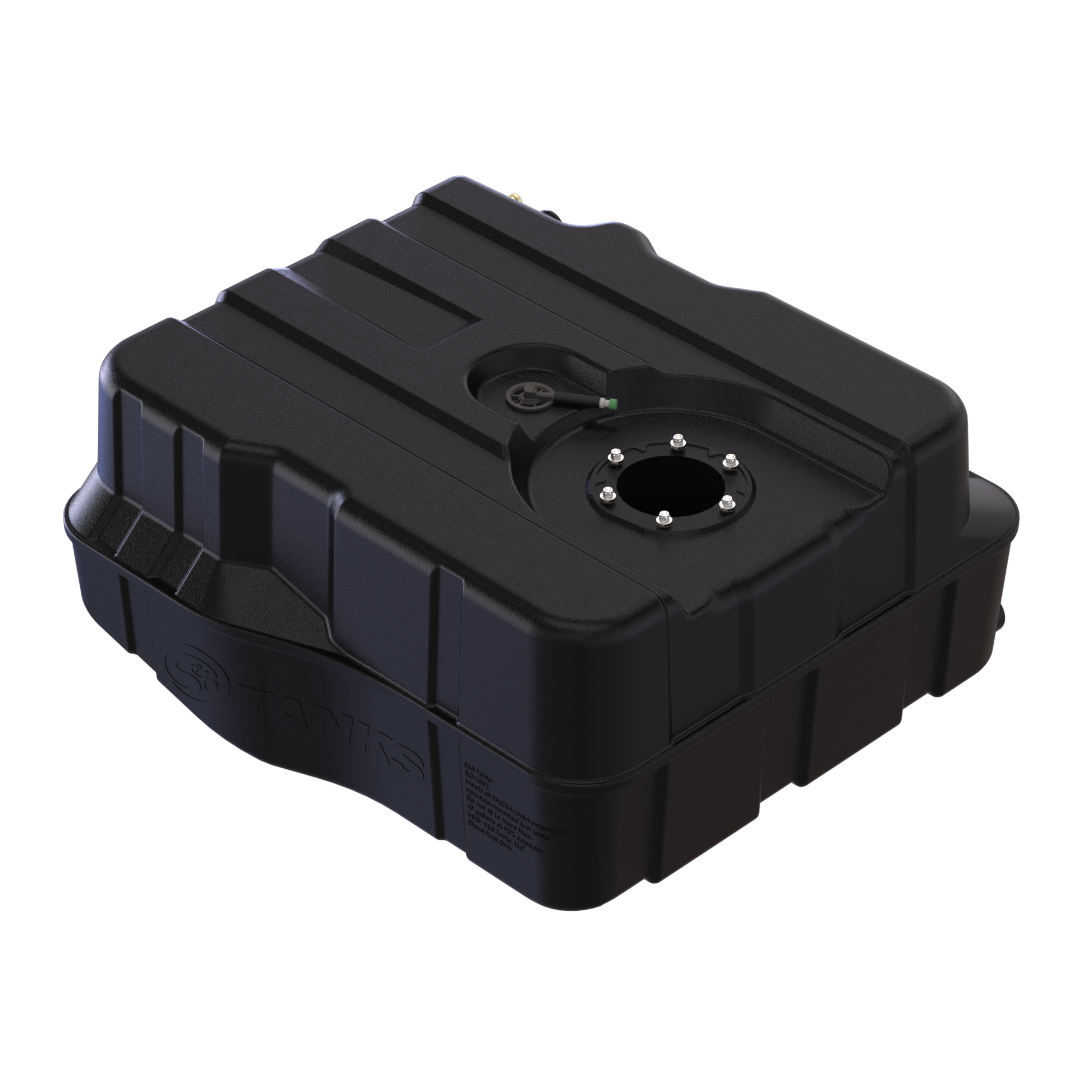 S&B 40 Gallon (After Axle) High-Capacity Fuel Tank 2000-2010 Ford Powerstroke 7.3L, 6.0L, 6.4L Cab Chassis