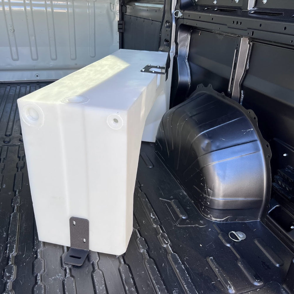 39 Gallon Wheel Well Water Tank For 2013-2025 Dodge / Ram Promaster 1500, 2500, 3500 136", 159", And 159" EXT (Both Sides)