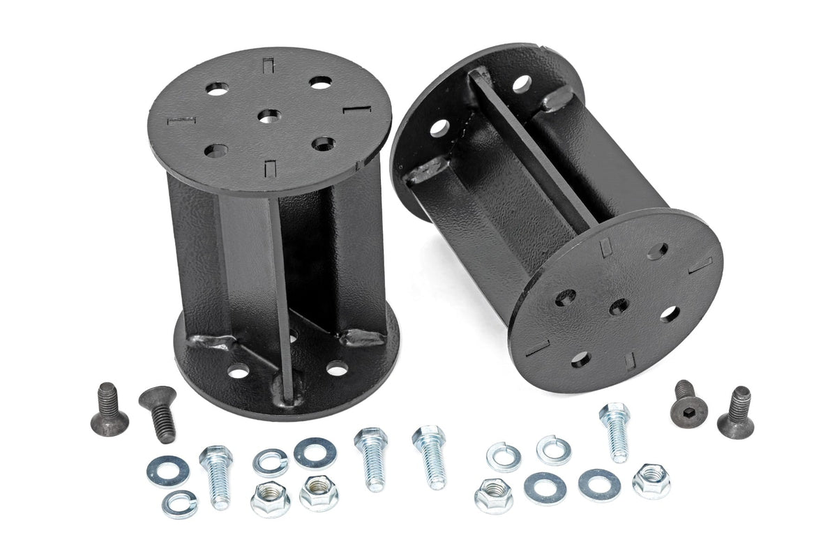 Air Spring Kit w/compressor 6-7.5 Inch Lift Kit Silverado/Sierra 1500 (07-18 & Classic) Rough Country