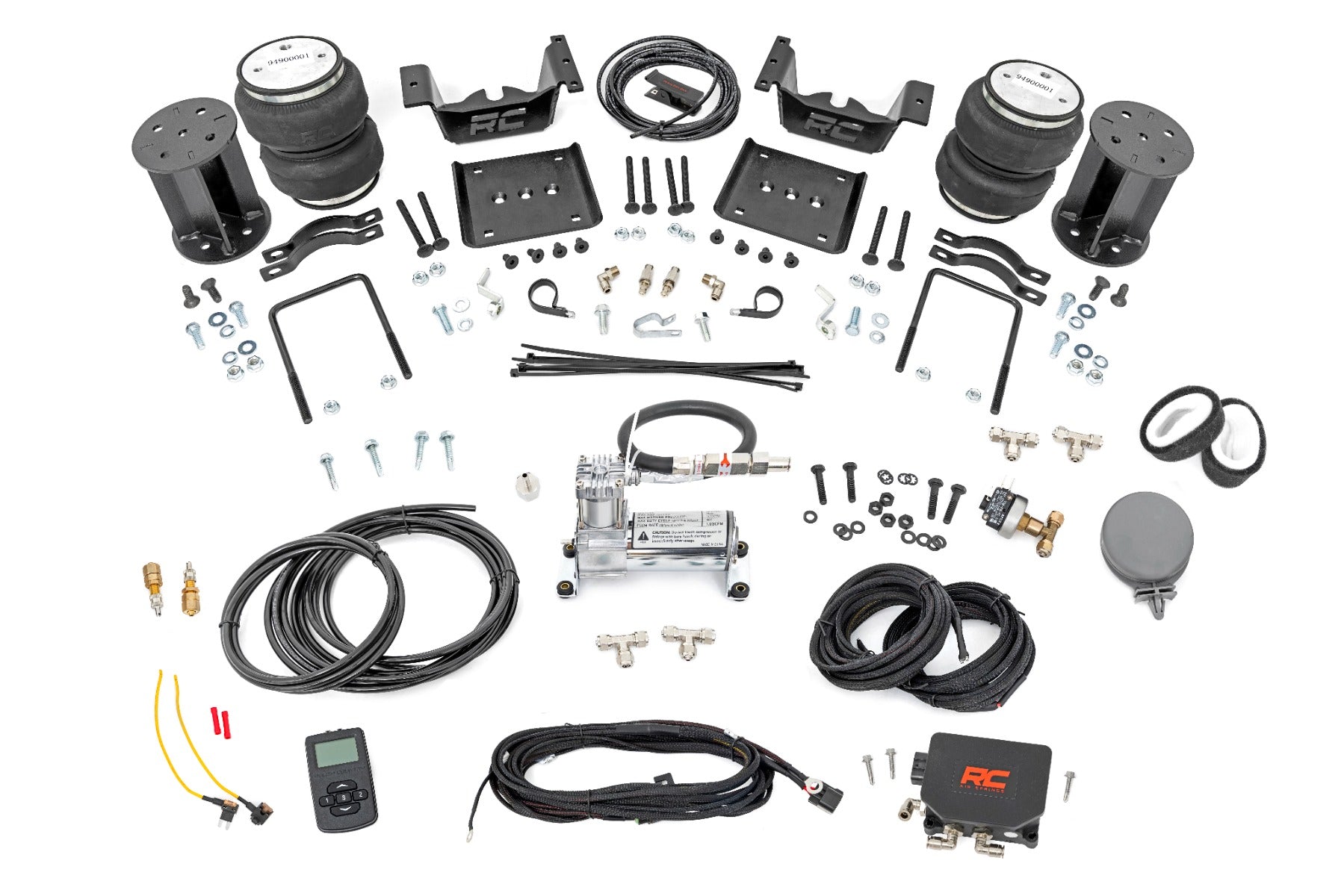 Air Spring Kit w/compressor Wireless Controller 6-7.5 Inch Lift Kit Silverado/Sierra 1500 (07-18) Rough Country