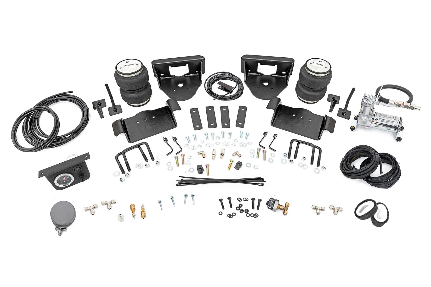 Air Spring Kit w/compressor 0-6 Inch Lifts Ford F-150 4WD (2004-2014) Rough Country