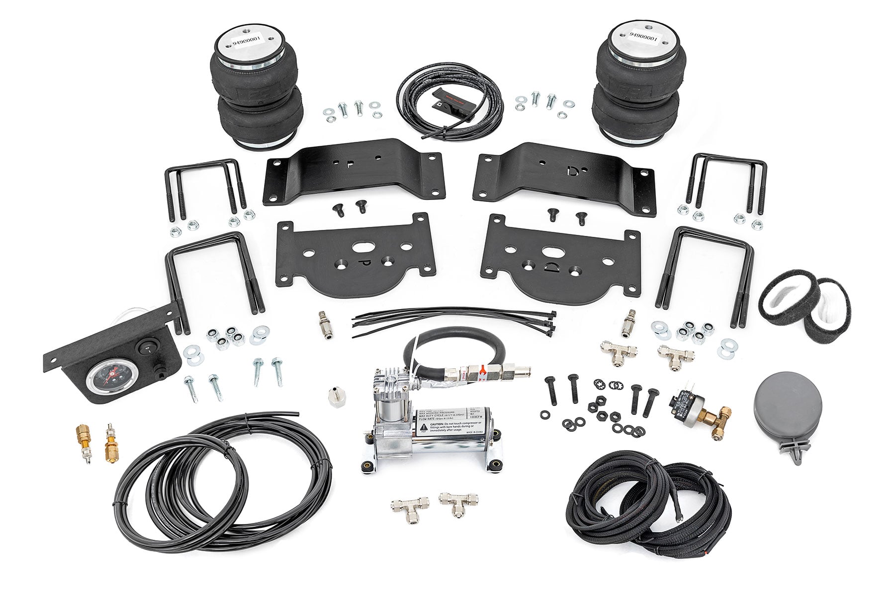 Air Spring Kit w/compressor 0-6 Inch Lifts Toyota Tundra 2WD/4WD (2007-2021) Rough Country