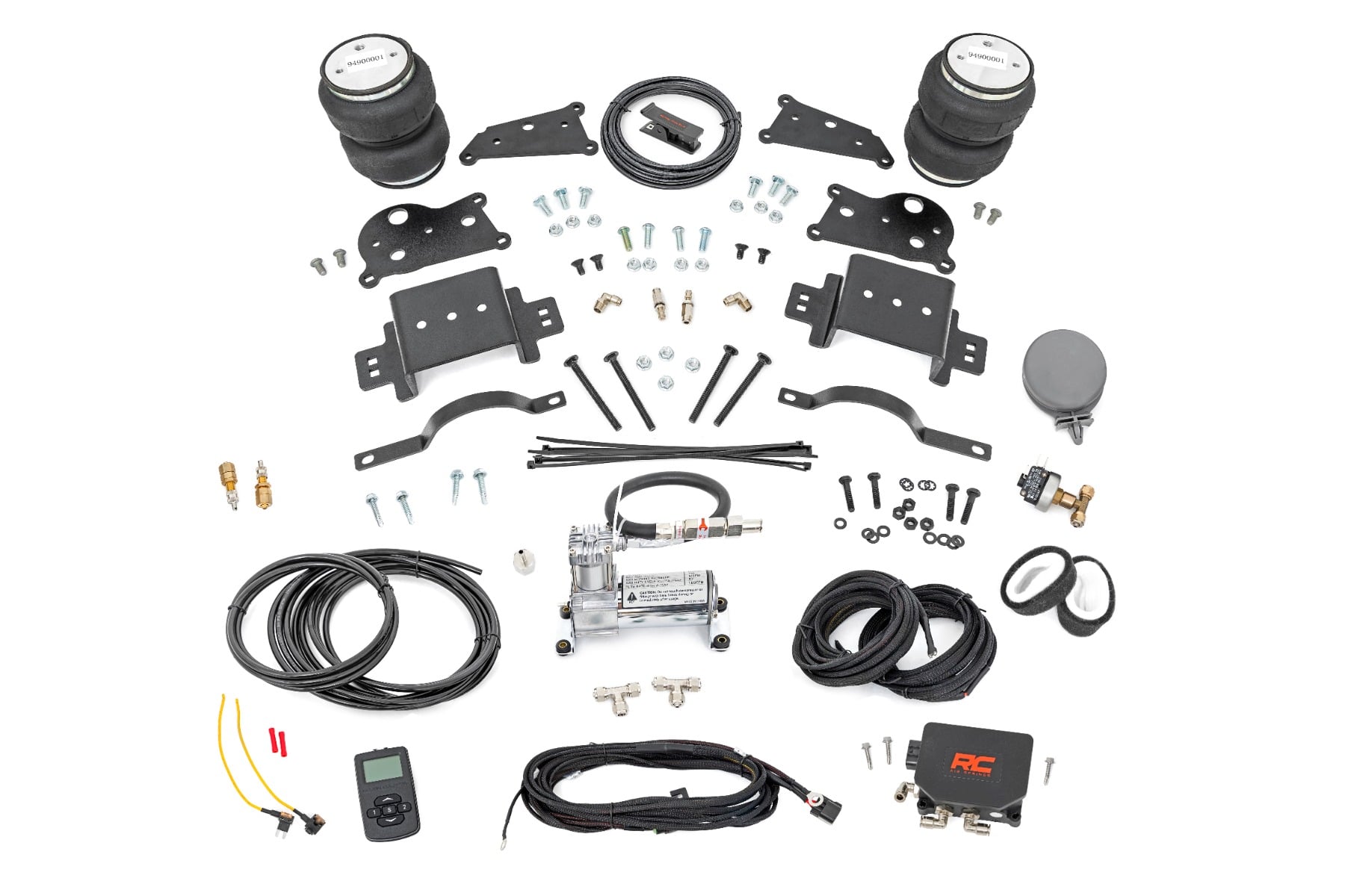 Air Spring Kit w/compressor Wireless Controller Ram 2500 4WD (2014-2025) Rough Country
