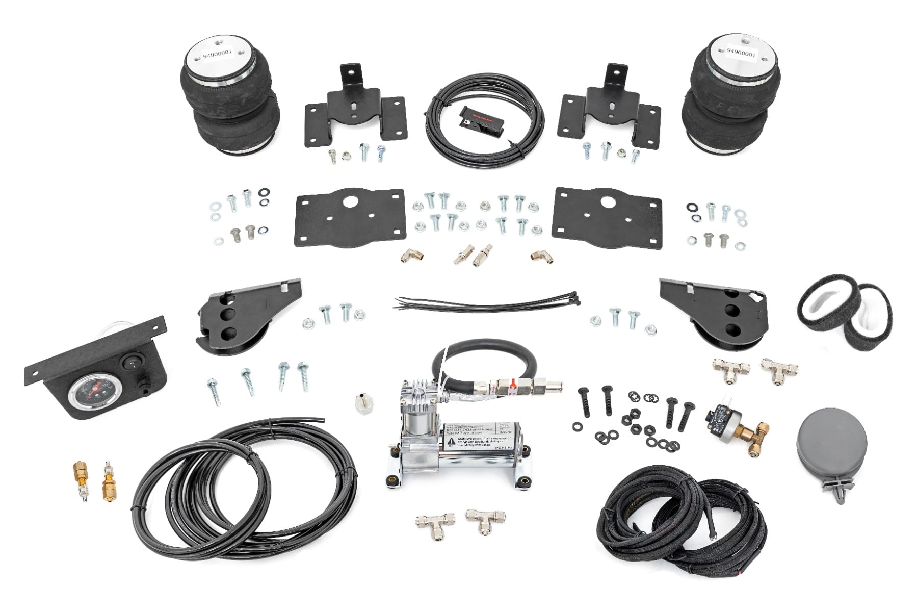 Air Spring Kit w/compressor Ram 1500 2WD/4WD (2009-2018 & Classic) Rough Country
