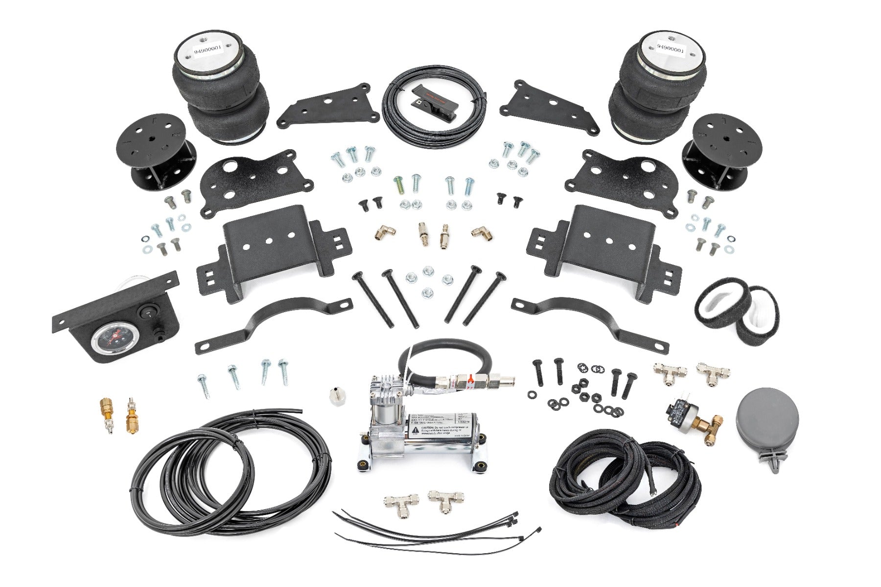 Air Spring Spacer Kit w/ Compressor 5 Inch Lift Ram 2500 4WD (2014-2026) Rough Country