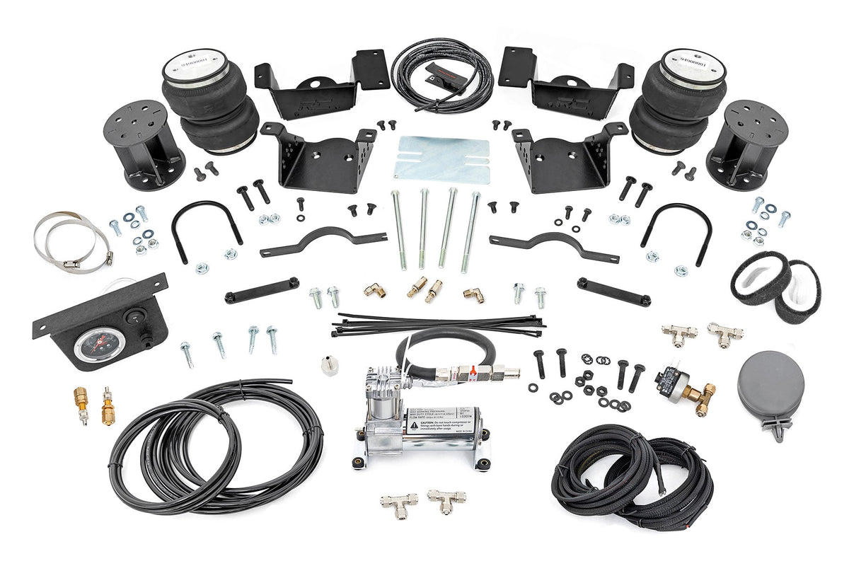Air Spring Kit w/compressor 3-5 Inch Lift Kit Silverado/Sierra 2500HD/3500HD (20-26) Rough Country