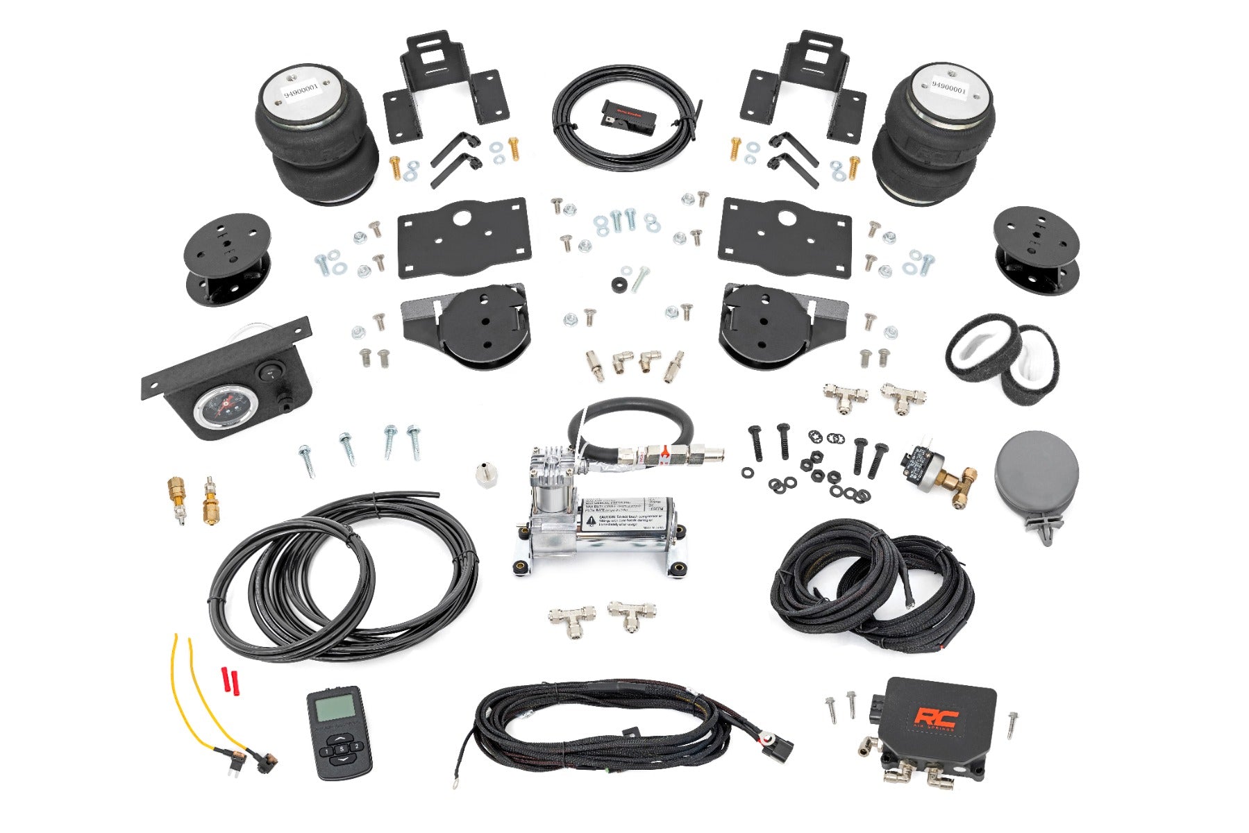 Air Spring Kit w/compressor Wireless Controller 4 Inch Lift Kit Ram 1500 (19-26) Rough Country