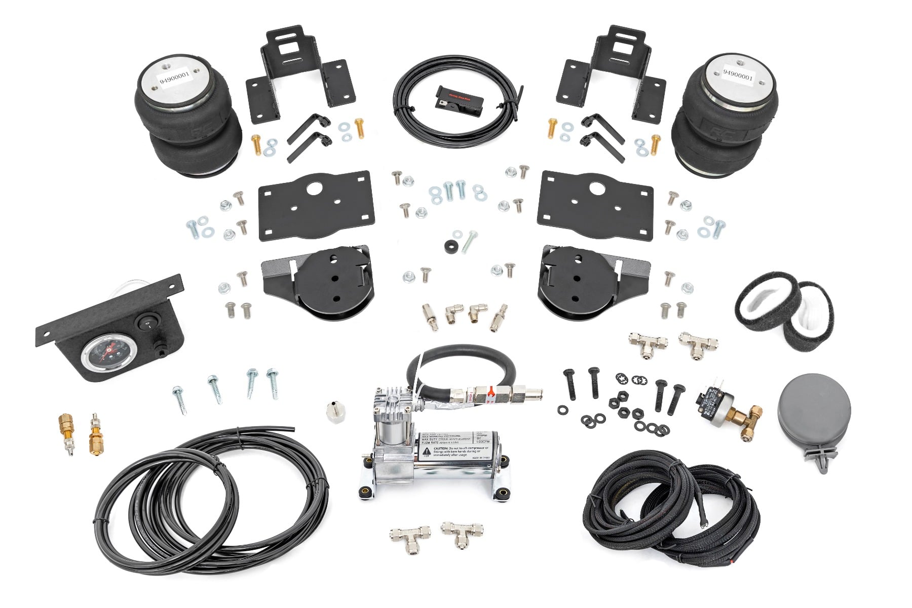 Air Spring Kit w/compressor Ram 1500 4WD (2019-2026) Rough Country