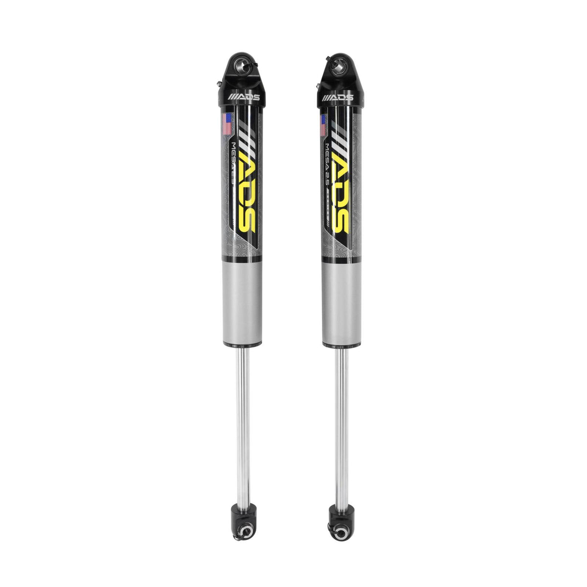 2005-2022 Ford F-250 Super Duty 2005-2022 Ford F-350 Super Duty Mesa 2.5 inch Shocks Rear 18.37 Inch Collapsed 29.87 Inch Extended ADS Shocks