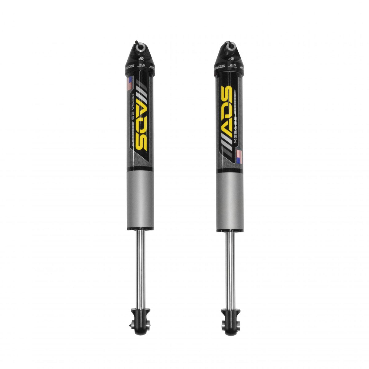 2018-2025 Jeep Wrangler Mesa 2.5 inch Shocks Rear 18.9 Inch Collapsed 30.4 Inch Extended ADS Shocks