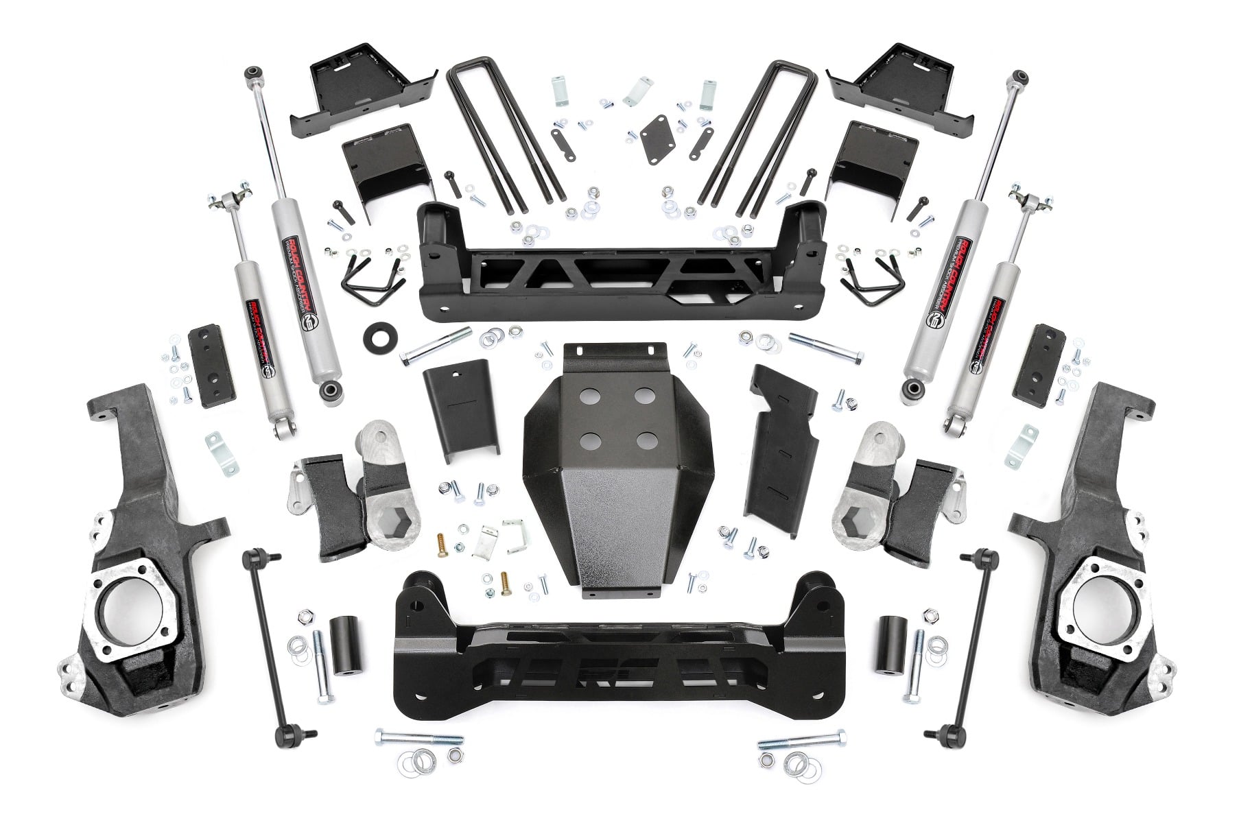 7 Inch Lift Kit NTD Silverado/Sierra 2500HD/3500HD 4WD (20-26) Rough Country