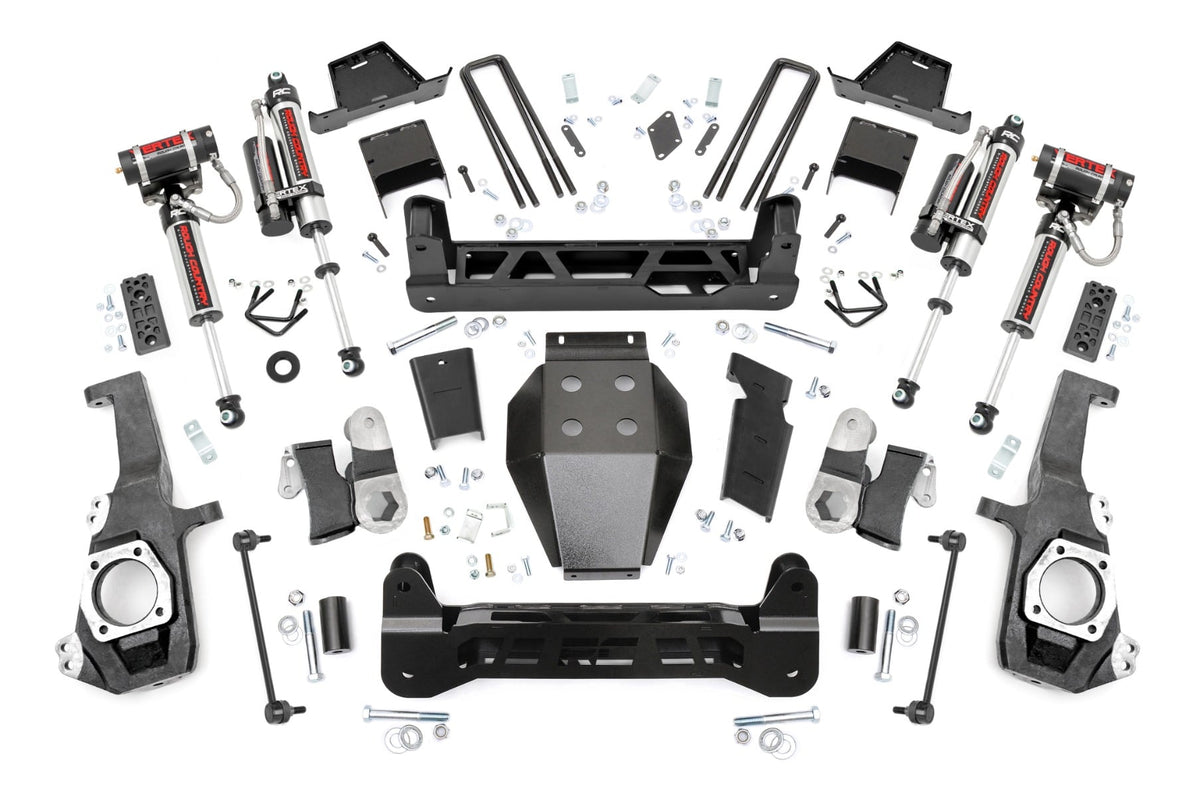 7 Inch Lift Kit NTD Vertex Shocks Silverado/Sierra 2500HD/3500HD (20-26) Rough Country
