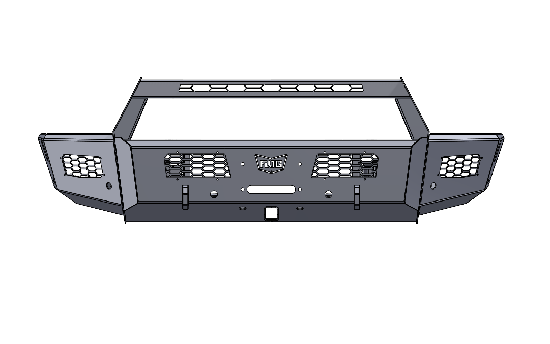 Frontier Series 2010-2018 Dodge Ram 2500/3500 Front Bumper - Bull Bar