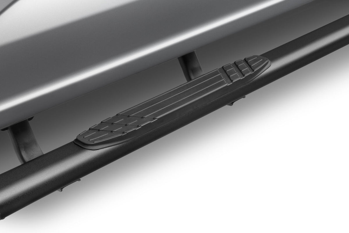 4 Inch 1000 Series SideSteps & Bracket Kit Textured Black 2015-2026 Ford F-150/ F-250/F-350 Go Rhino