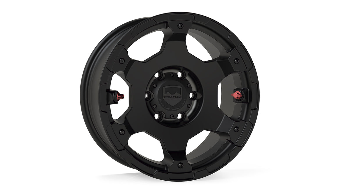 Nomad Off-Road Wheel Deluxe 6x139mm Metallic Black TeraFlex