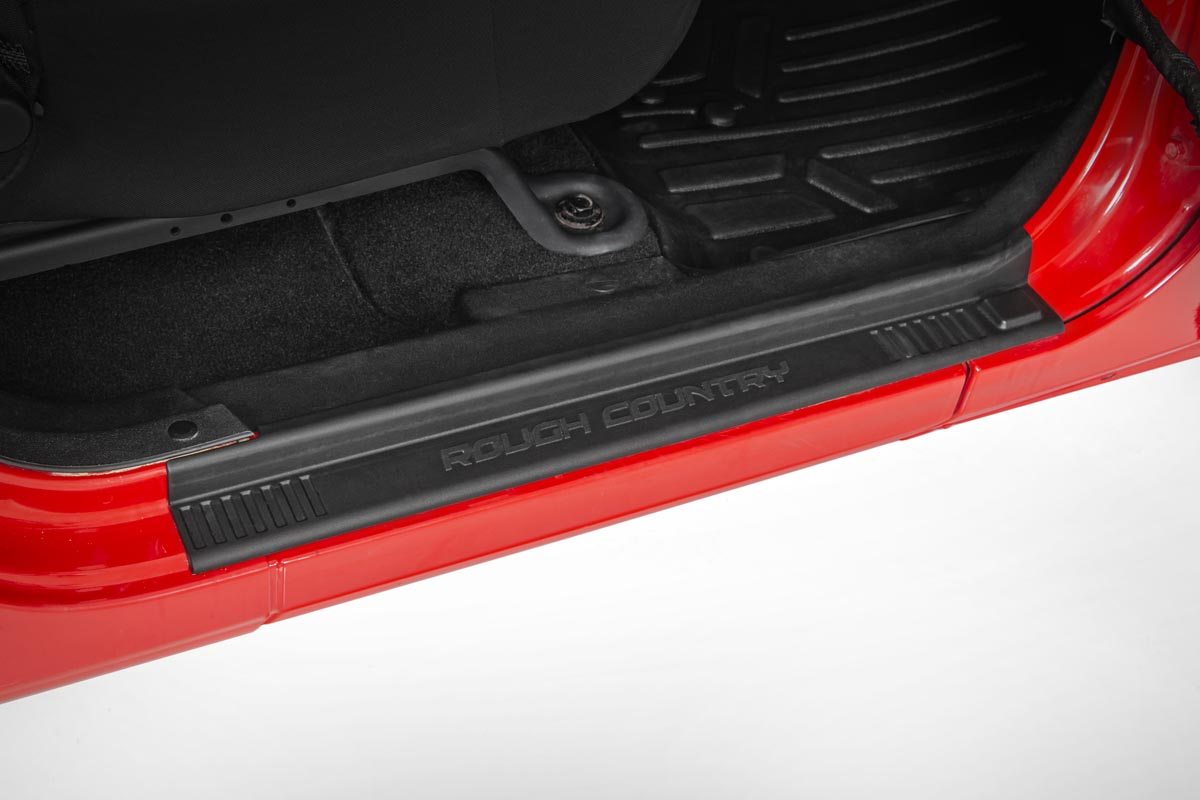 Entry Guards Front and Rear Jeep Wrangler Unlimited 2WD/4WD (2007-2018) Rough Country
