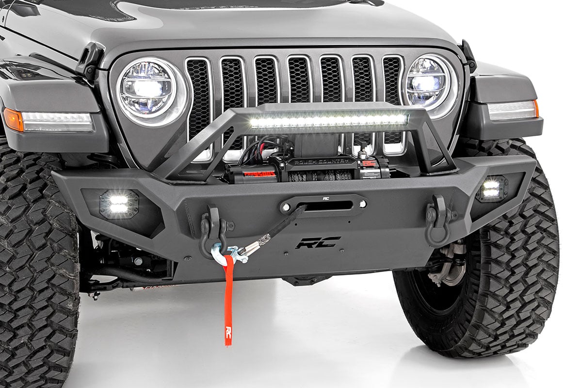 Front Winch Bumper Jeep Gladiator JT/Wrangler JK & JL/Wrangler Unlimited Rough Country