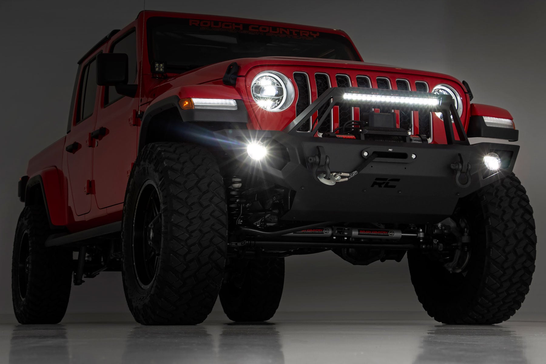 Front Winch Bumper Jeep Gladiator JT/Wrangler JK & JL/Wrangler Unlimited Rough Country