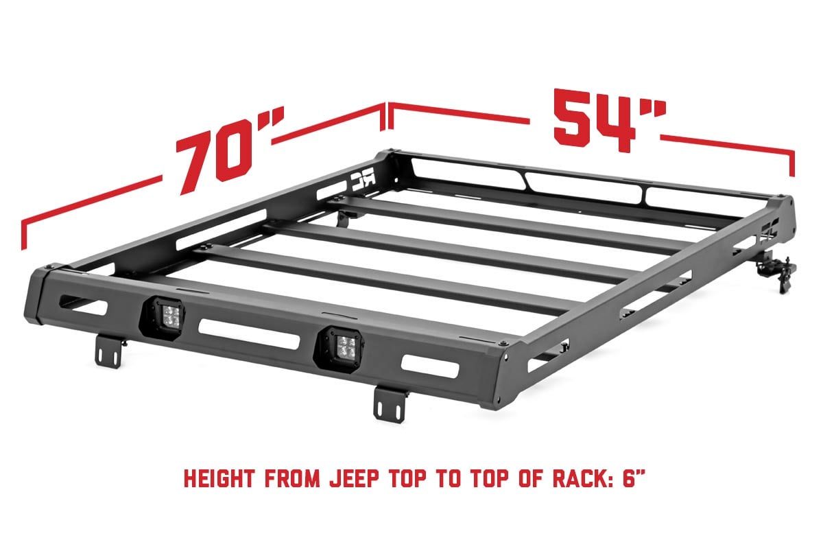 Roof Rack Jeep Wrangler JL (18-26)/Wrangler Unlimited (18-26) 4WD Rough Country