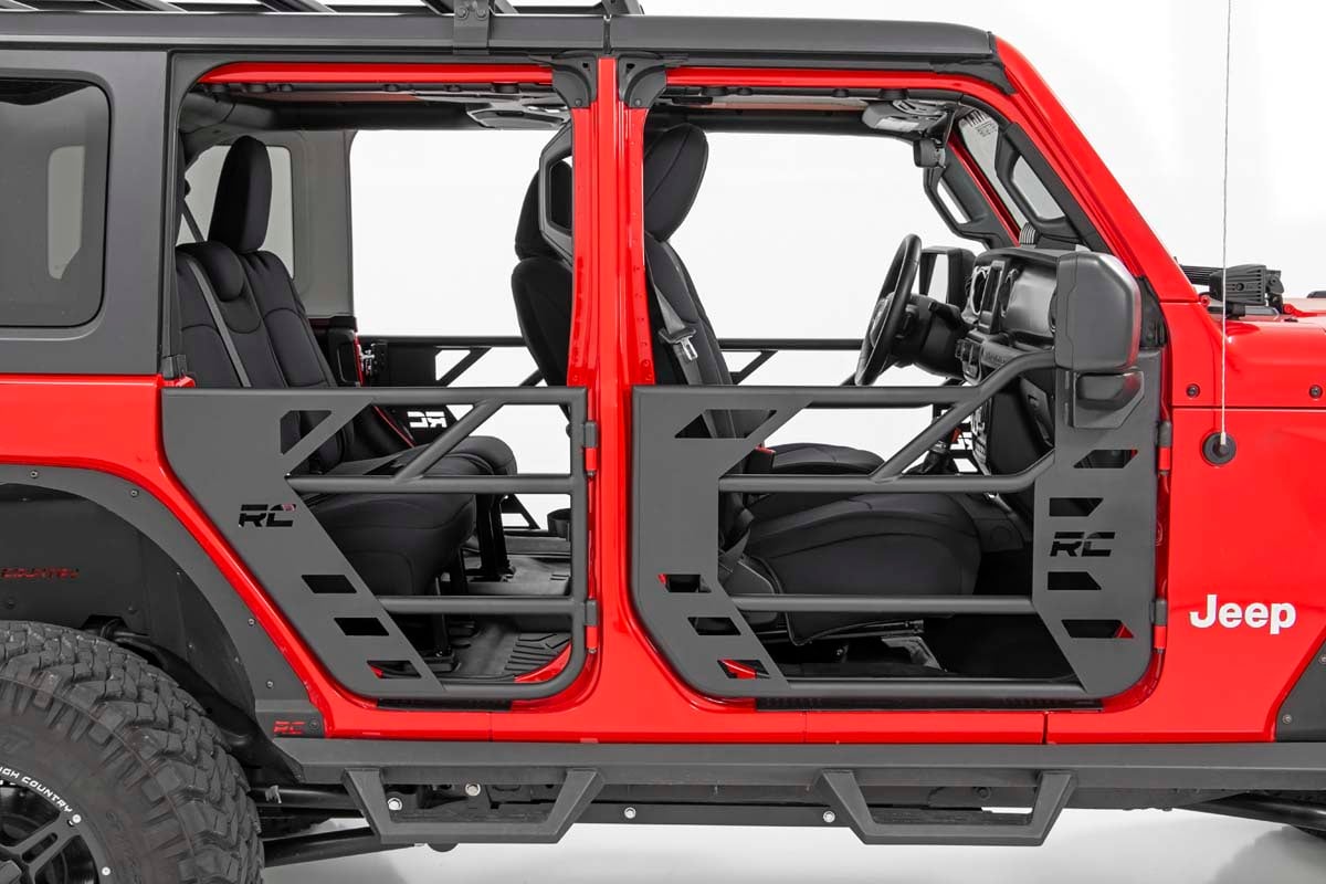 RR Tubular Doors Jeep Gladiator JT/Wrangler JL 4WD (2018-2026) Rough Country